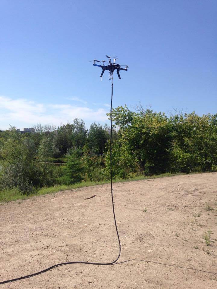 Tethered UAV